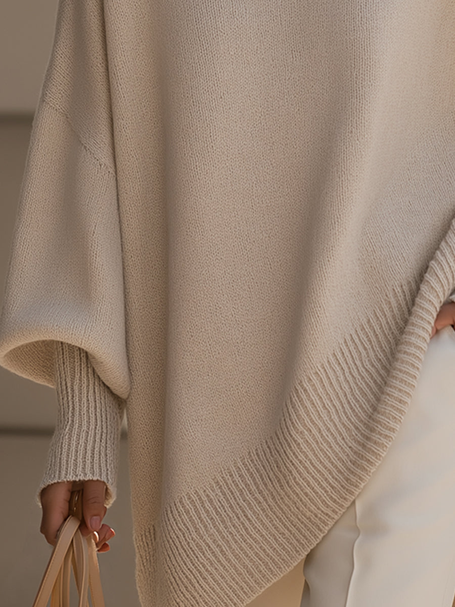 Ludovica | Suéter Oversize con Cuello Ancho