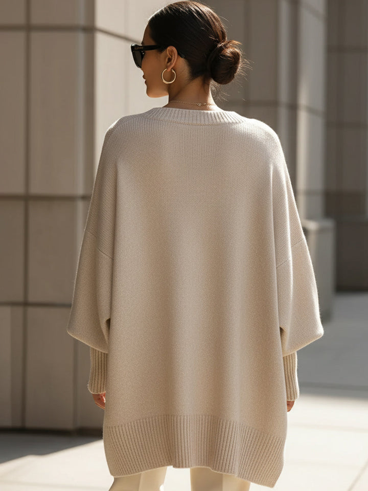 Ludovica | Suéter Oversize con Cuello Ancho