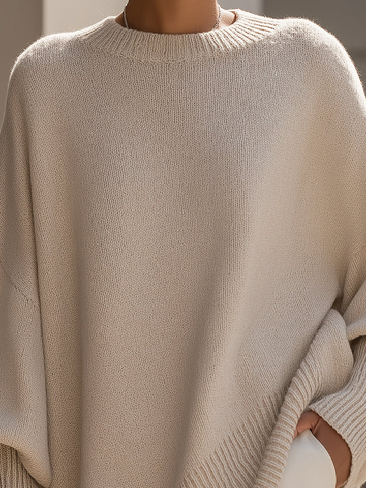 Ludovica | Suéter Oversize con Cuello Ancho