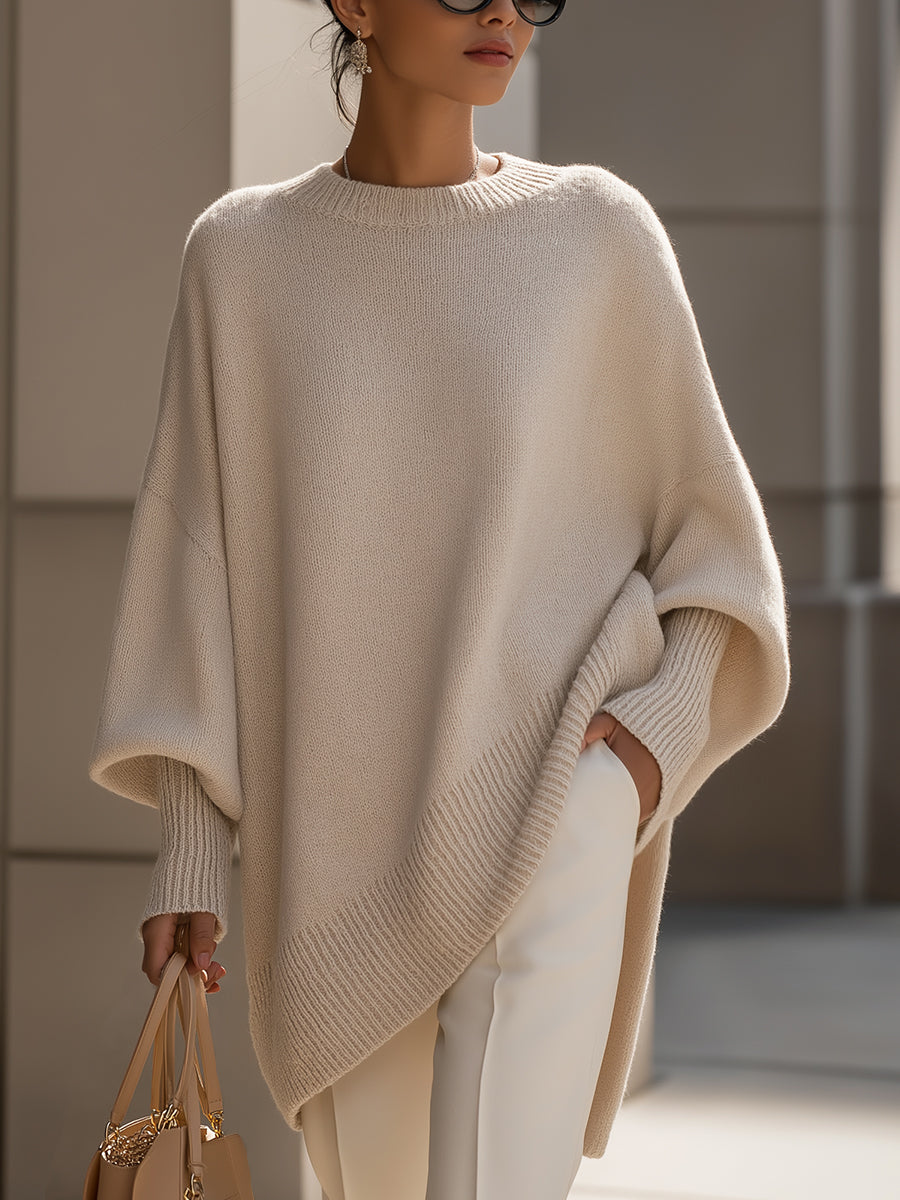 Ludovica | Suéter Oversize con Cuello Ancho