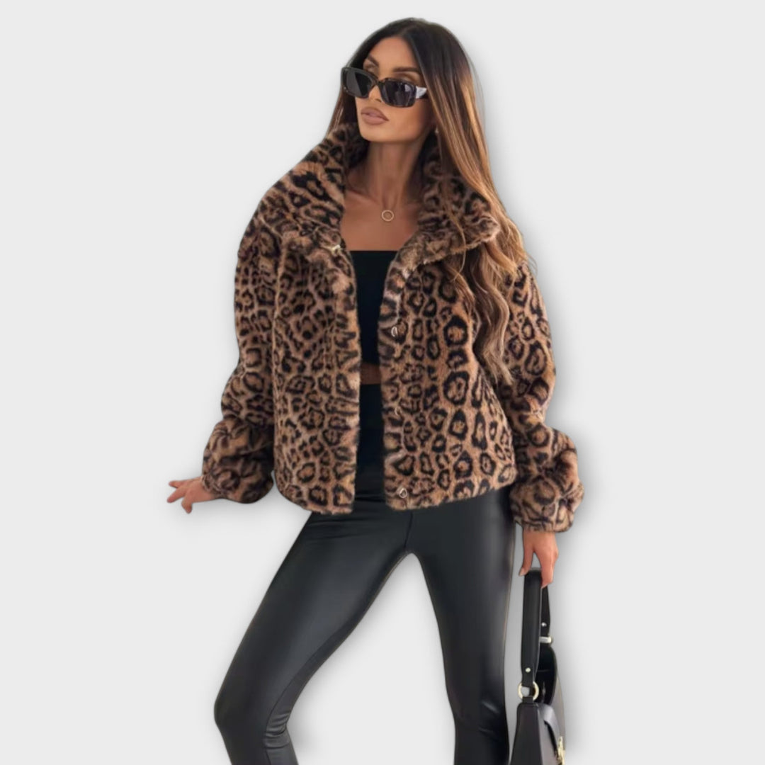 Leonor - Abrigo Leopardo