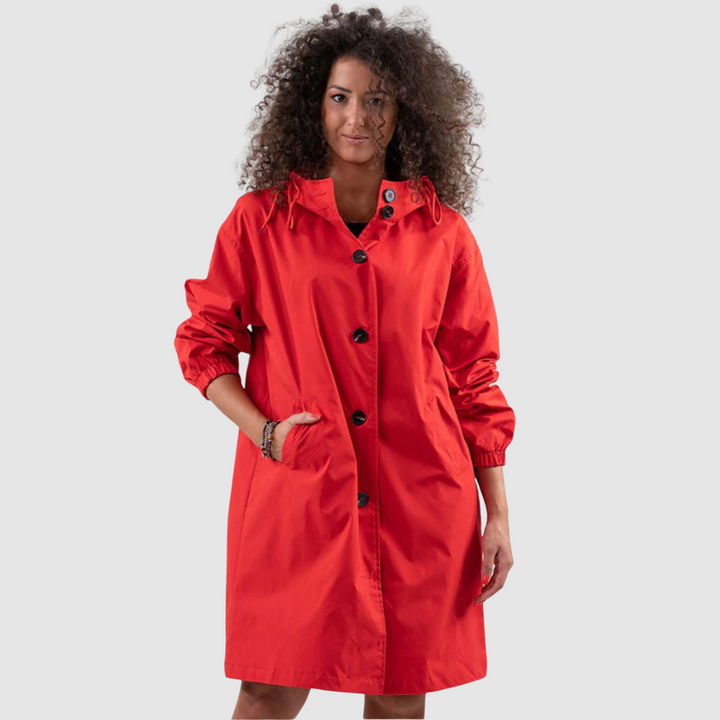 Lucie - Chaqueta moderna, oversize e impermeable