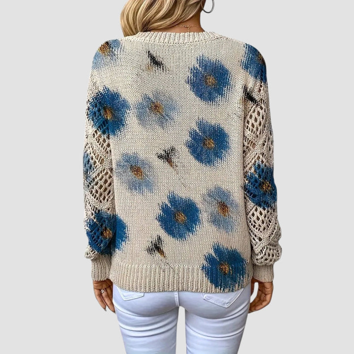 Martina™ | Suéter elegante con estampado floral