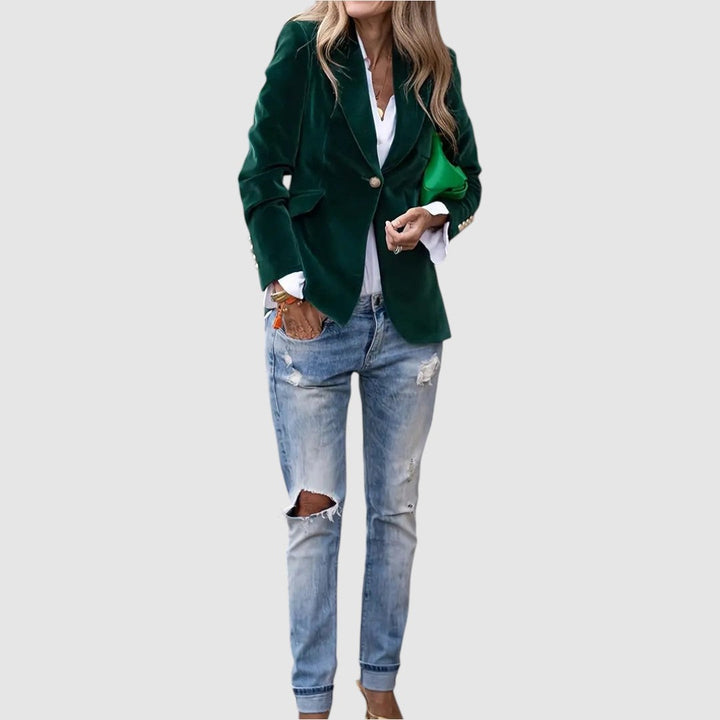 Natálie - Chaqueta de terciopelo elegante