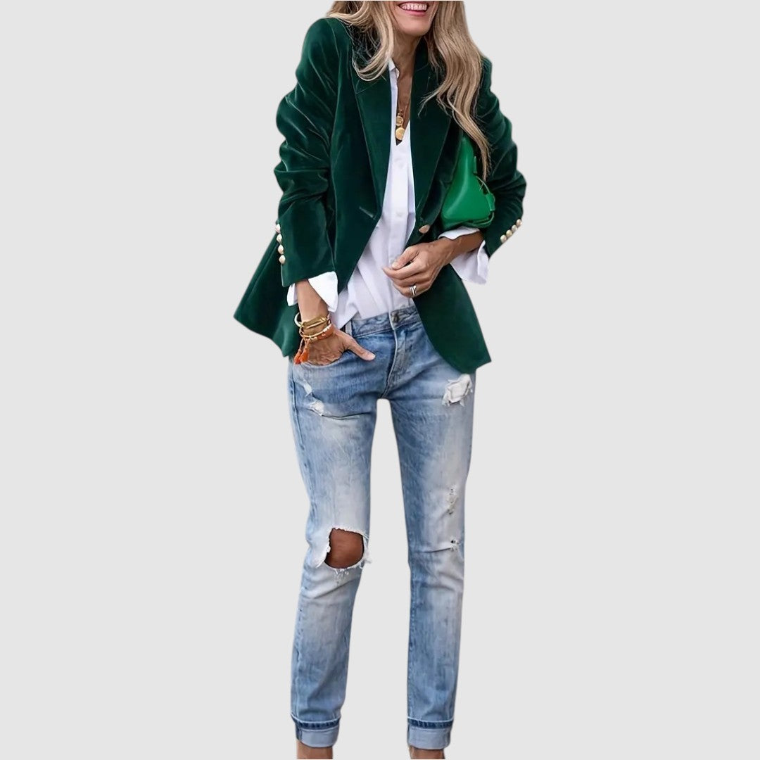 Natálie - Chaqueta de terciopelo elegante