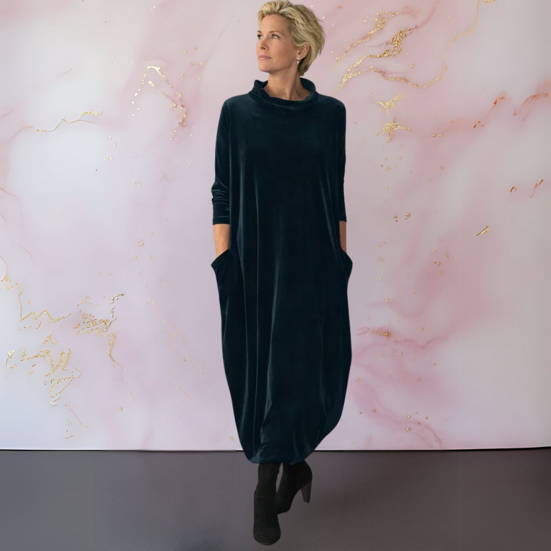 Anja™ | Vestido maxi elegante de terciopelo