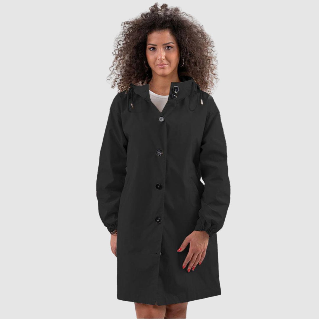 Lucie - Chaqueta moderna, oversize e impermeable