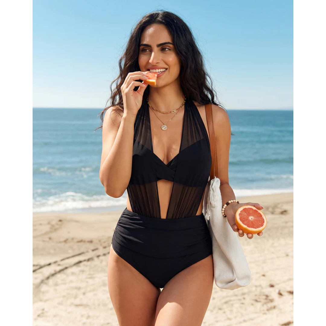 Sabine | Bikini de talle alto 2-en-1 con control de abdomen
