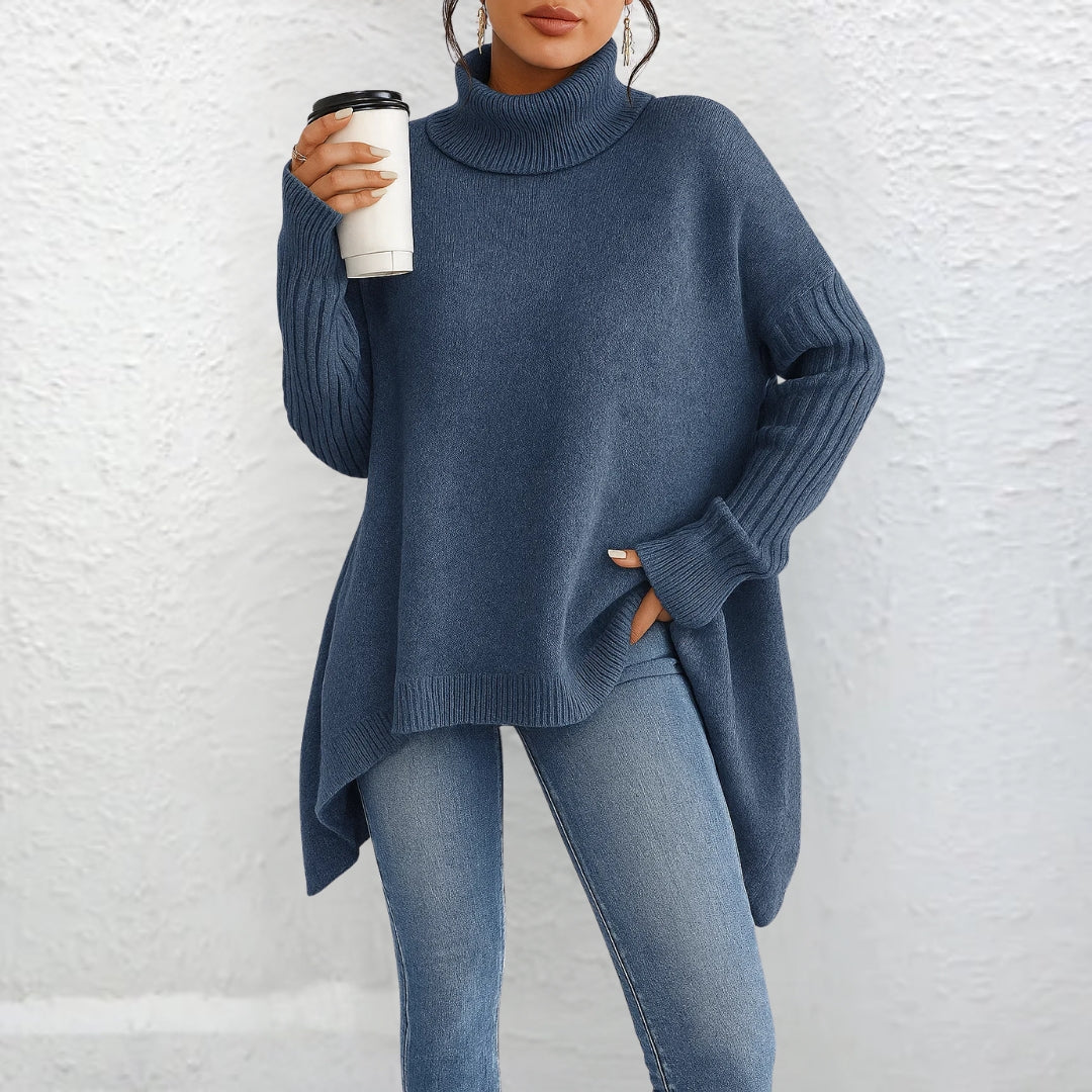 Brigit™ | Suéter de cuello alto casual