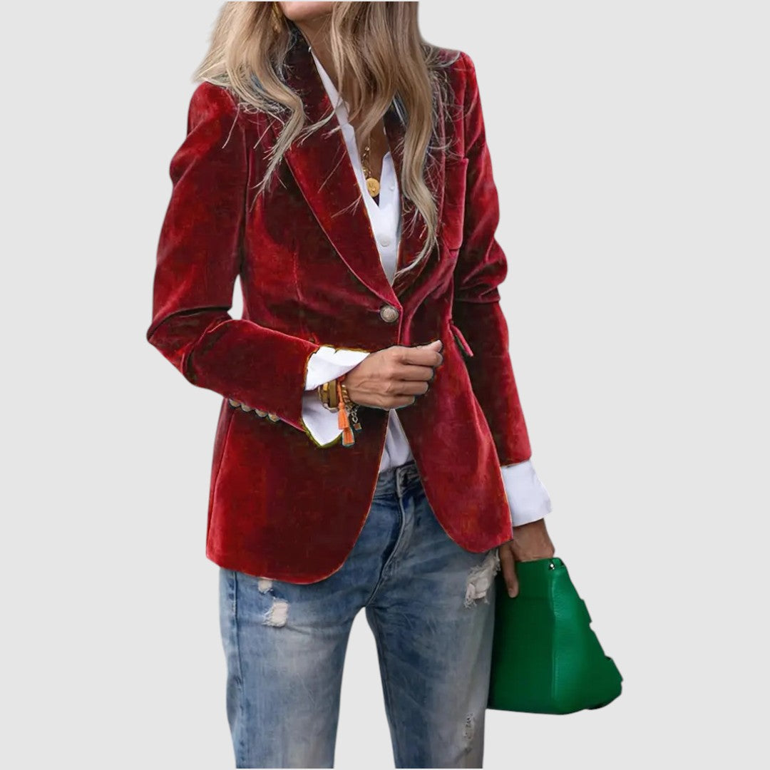 Natálie - Chaqueta de terciopelo elegante