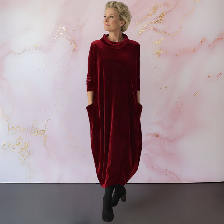 Anja™ | Vestido maxi elegante de terciopelo