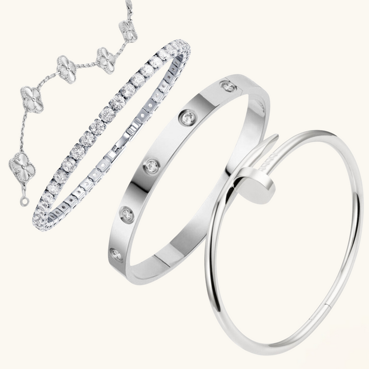 Conjunto de pulseras de 4 piezas "Silvio"