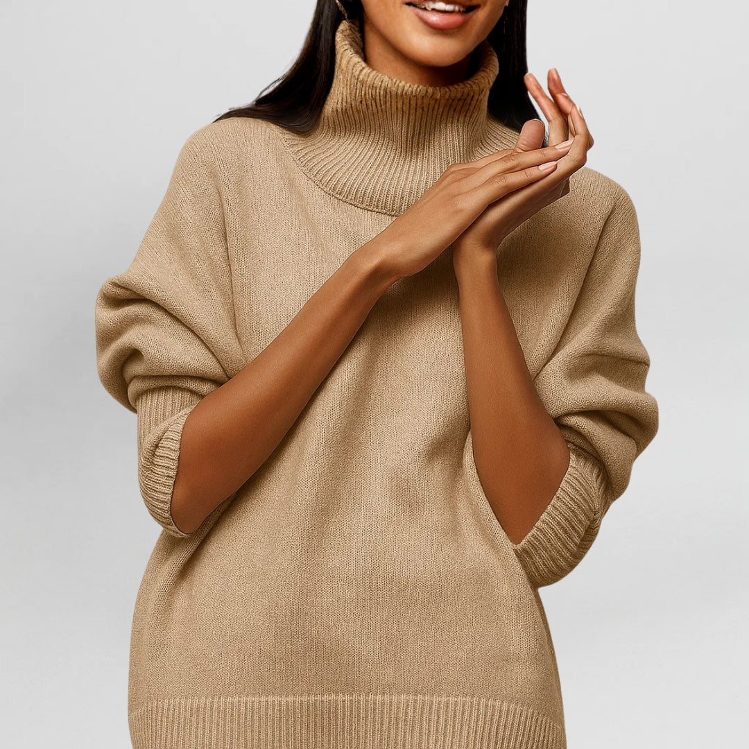 Stefanie™ | Suéter de punto con cuello alto