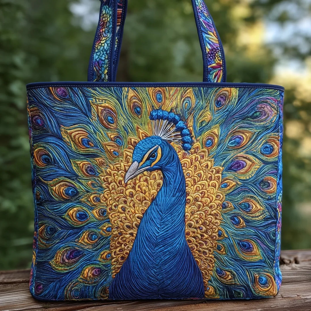Bolso artesanal - Pavo Real