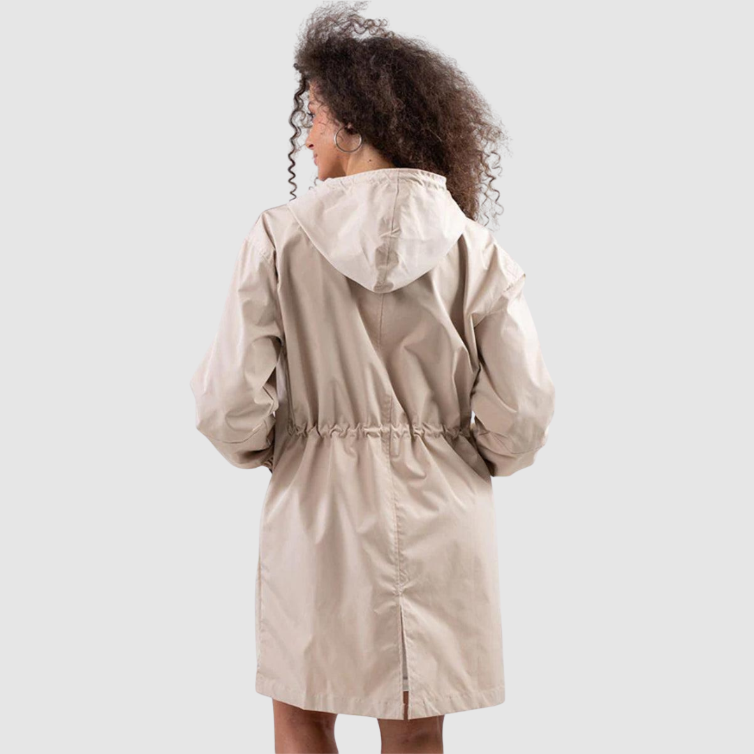 Lucie - Chaqueta moderna, oversize e impermeable