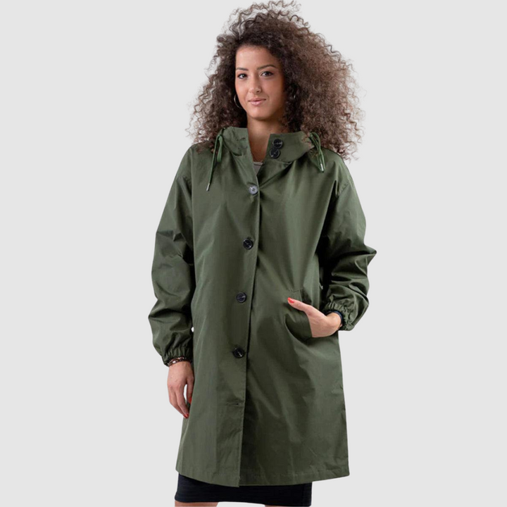 Lucie - Chaqueta moderna, oversize e impermeable