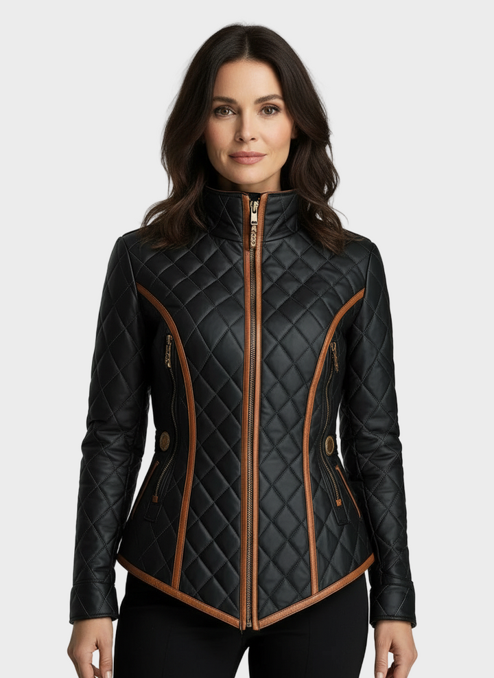 Lillian - Chaqueta acolchada con acolchado en diamante
