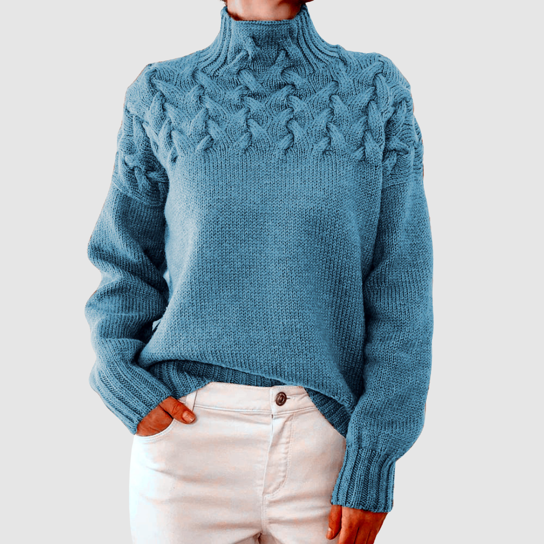 Štěpánka – Suéter cálido con cuello alto