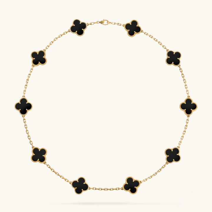 KLEEBLATT | Collar Negro con 10 Motivos