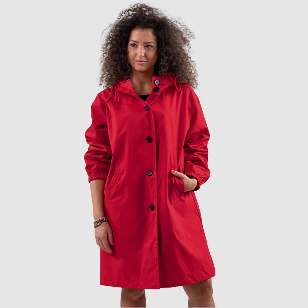 Lucie - Chaqueta moderna, oversize e impermeable