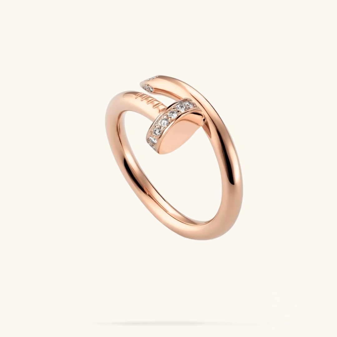 SPIKE | Anillo de oro rosa Prestige