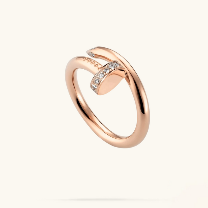 SPIKE | Anillo de oro rosa Prestige
