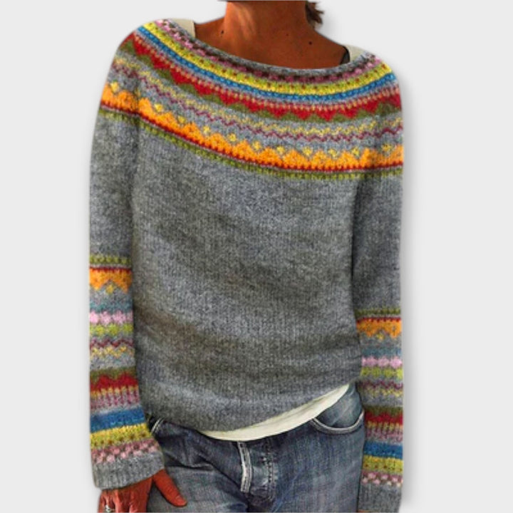 Suéter vintage tejido para mujeres