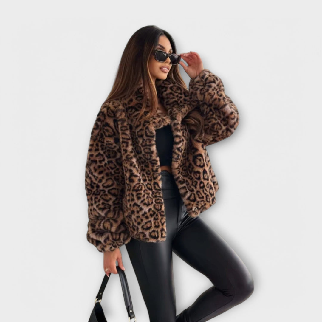 Leonor - Abrigo Leopardo