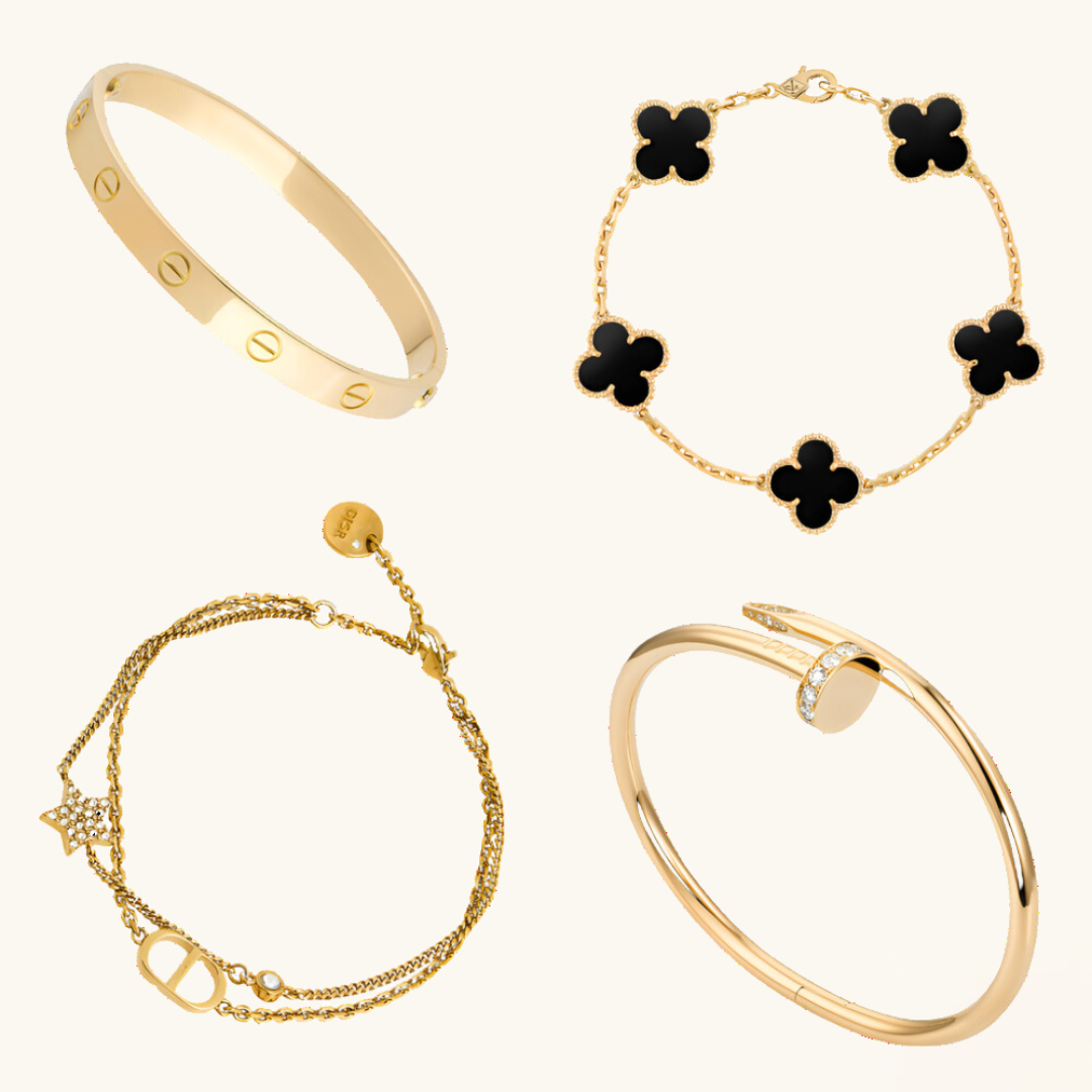 Conjunto de pulseras de 4 piezas "Sofía"