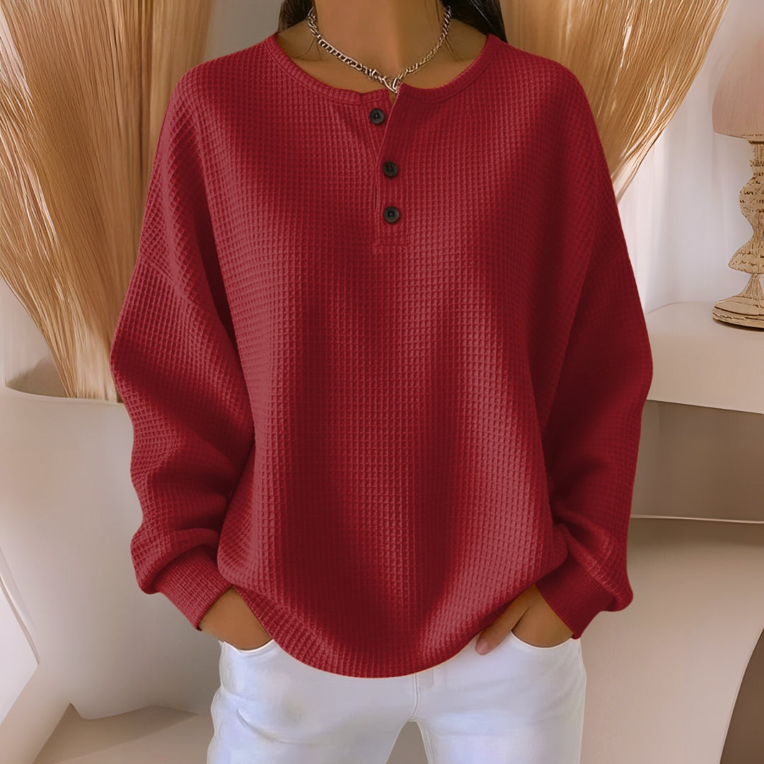 Anne™ | Sudadera casual con cuello