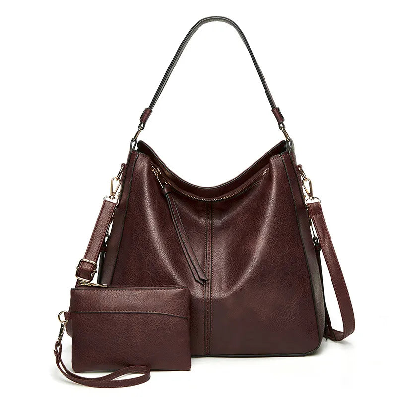 Étoile de Ville – Bolso de mano de cuero vintage clásico