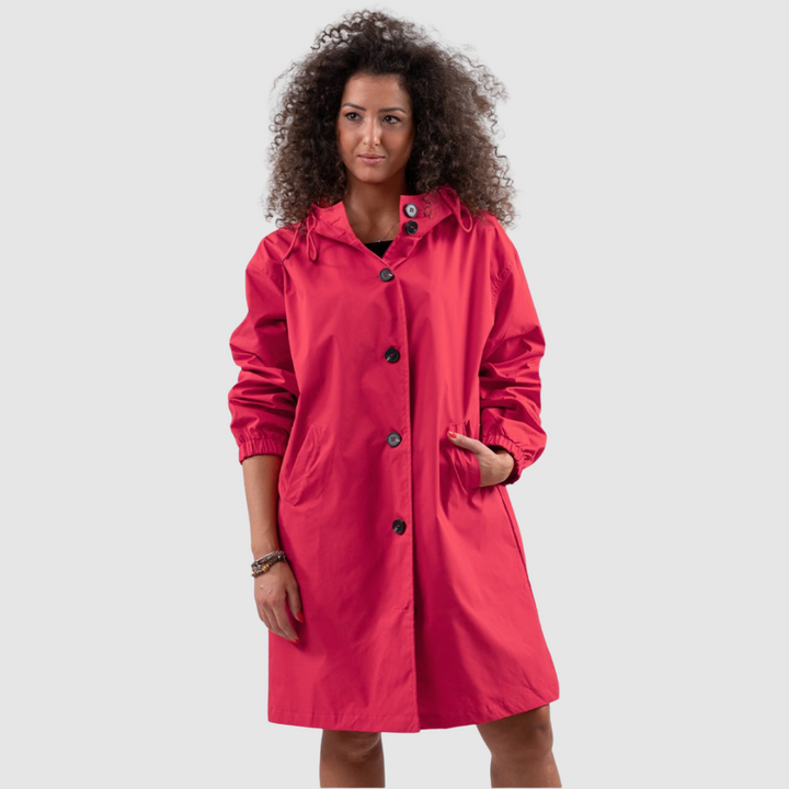 Lucie - Chaqueta moderna, oversize e impermeable