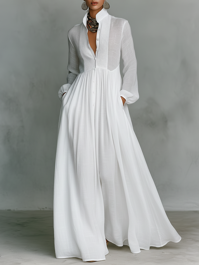 Ropa Maxi Patchwork Cuello Alto