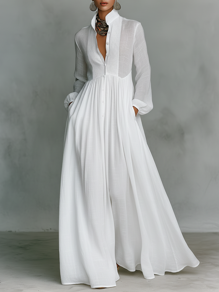 Ropa Maxi Patchwork Cuello Alto