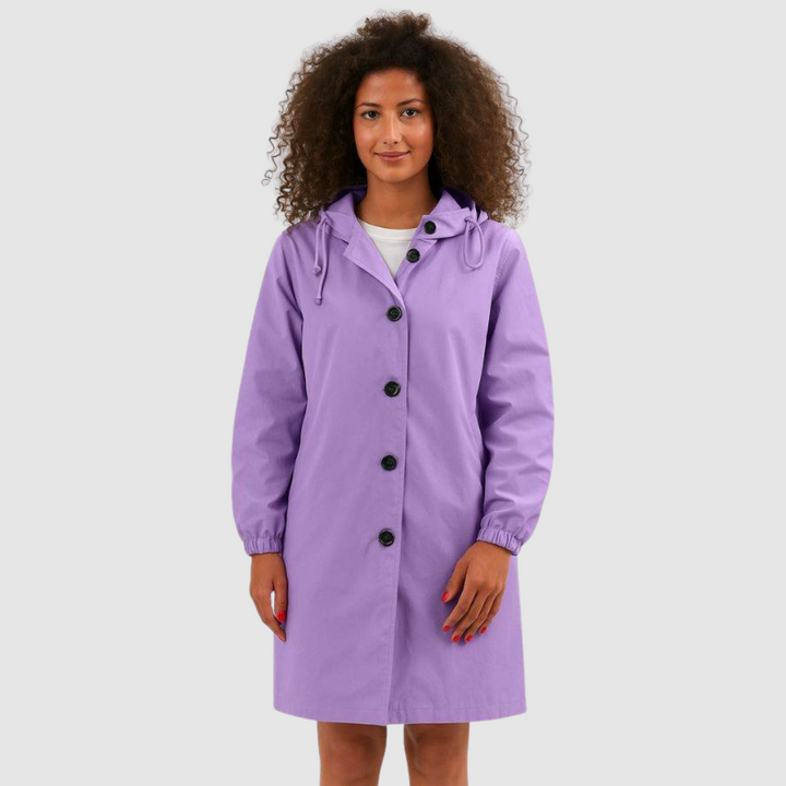 Lucie - Chaqueta moderna, oversize e impermeable