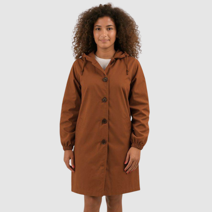 Lucie - Chaqueta moderna, oversize e impermeable