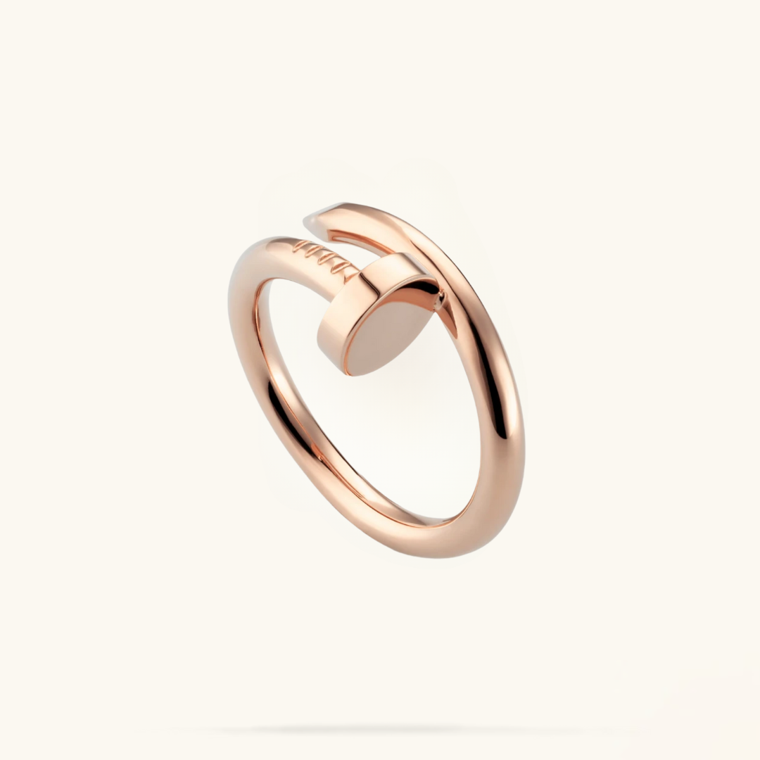 SPIKE | Anillo de oro rosa