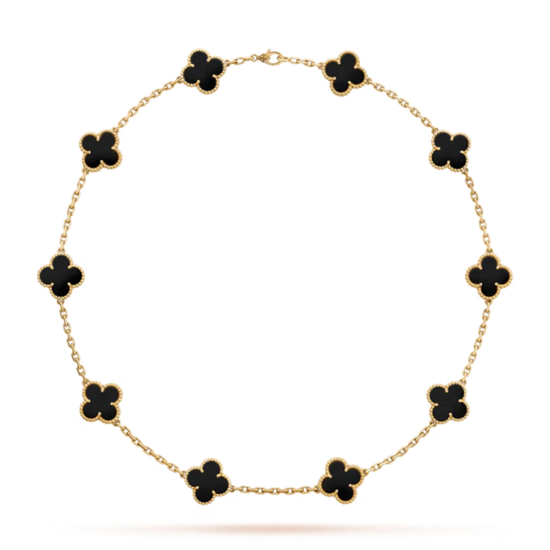 KLEEBLATT | Collar Negro con 10 Motivos