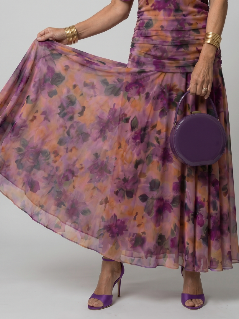 Calen | Vestido Midi Casual con Hombros Descubiertos