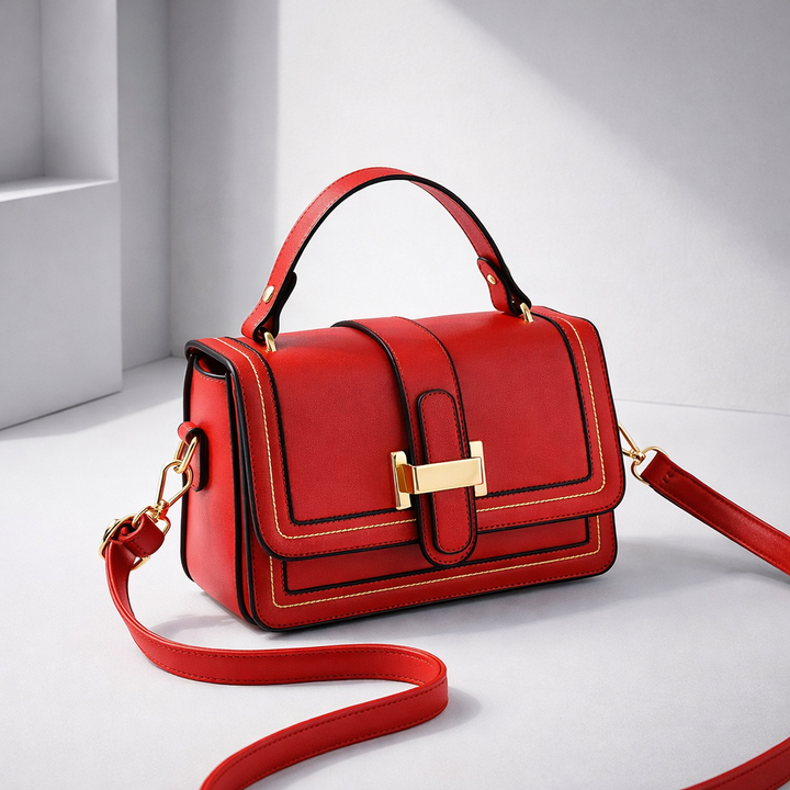 Luna Paris - Bolso de mano de cuero elegante