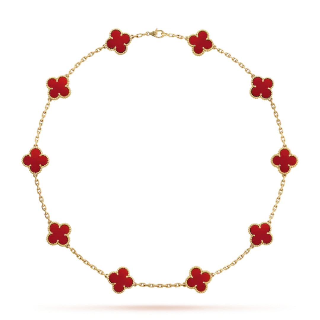 KLEEBLATT | Collares de 10 Motivos Rojos