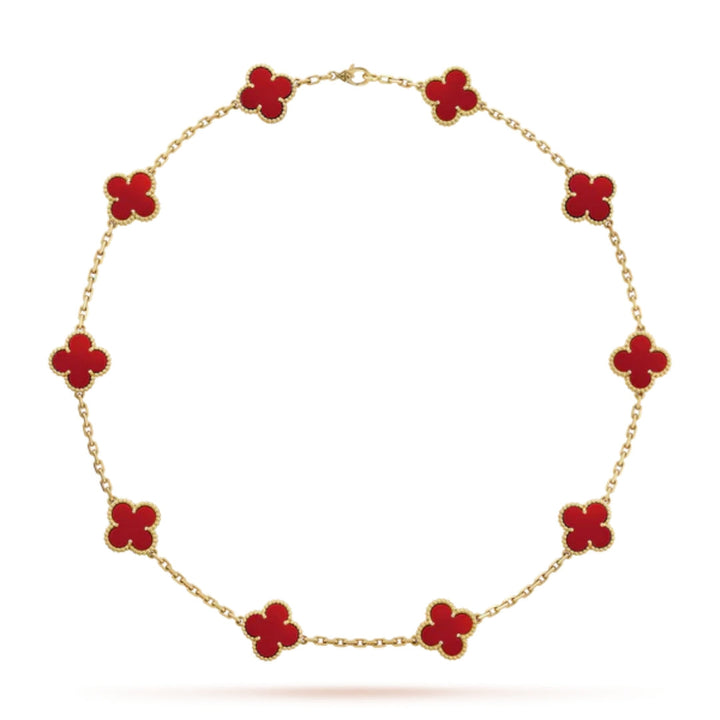 KLEEBLATT | Collares de 10 Motivos Rojos