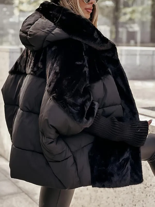 Chaqueta bomber con capucha para mujeres