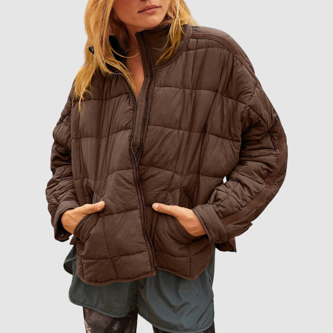Gabriela - Chaqueta ligera y compacta acolchada con cremallera