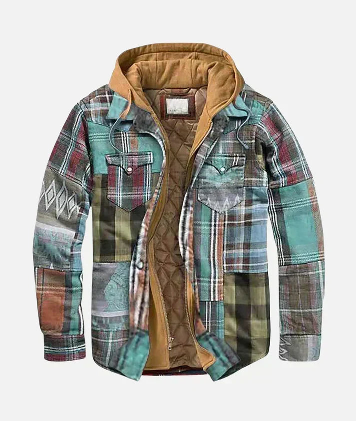 Maximo | Chaqueta patchwork a cuadros