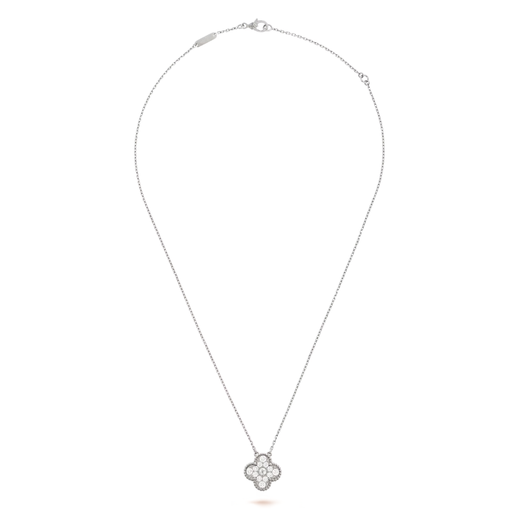 KLEEBLATT | Collar Blanco/Plata