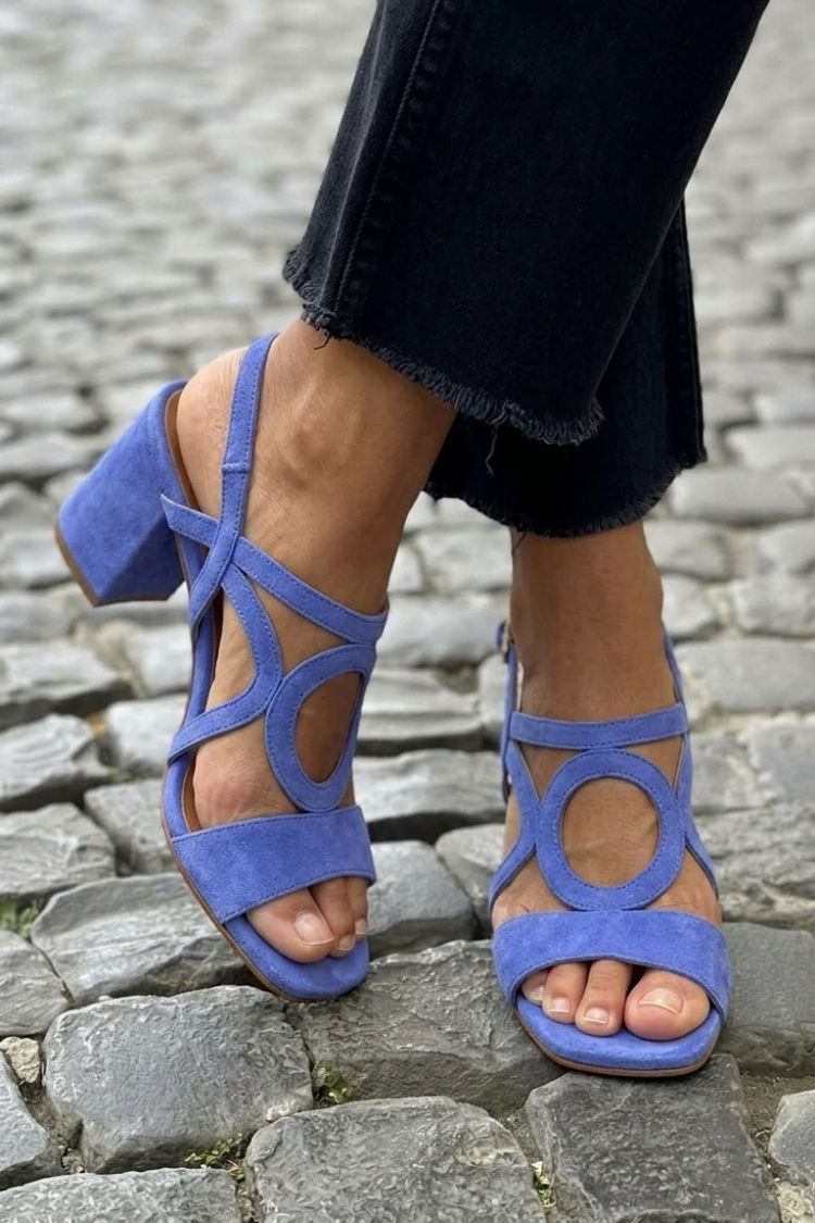 Sandalias Valentina con detalle decorativo redondo