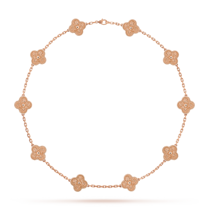 KLEEBLATT | Collar Rosa con 10 Motivos