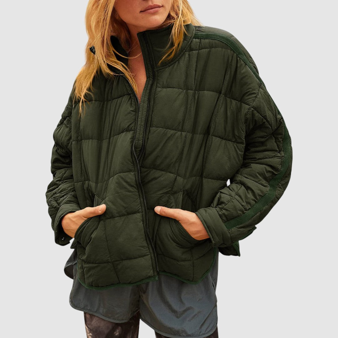 Gabriela - Chaqueta ligera y compacta acolchada con cremallera