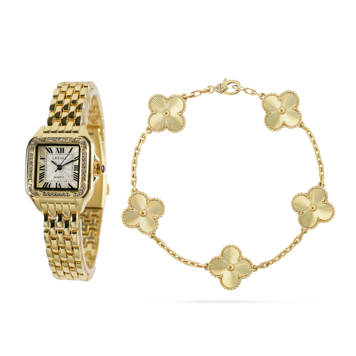 Conjunto de pulsera de reloj de 2 piezas "Sofía"
